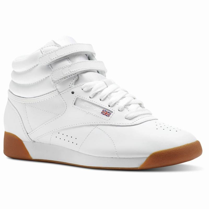 Tenisi Reebok Freestyle Hi Dama Albi Romania LW2090VZ